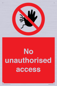 No unauthorised access